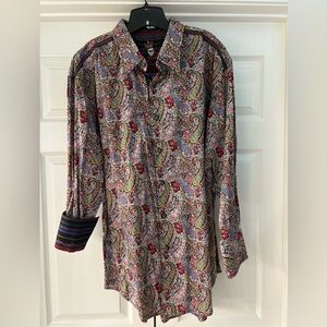 Robert Graham Skull King Paisley NWT 3XL
